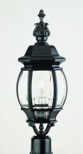 4061 BK - Parsons 3-Light Traditional French-inspired Post Mount Lantern Head